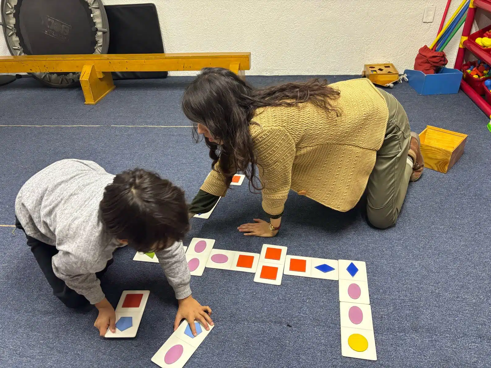 Actividad de movimiento y aprendizaje en CEDRI